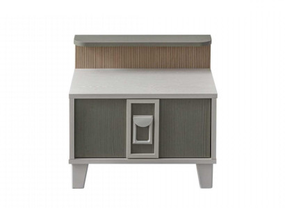 Bedside table Nachtkosolen Consoles Wood Childrens room Modern Gray Girls
